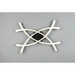 Plafoniera Trio POLLOCK metal, plastic, negru, alb, LED, 22W, 3000K, 2500Lm - R23691132