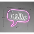 Lampa decor Trio HELLO plastic, transparent, LED, 5W - R23711100