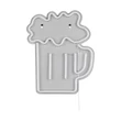 Lampa decor Trio BEER plastic, transparent, LED, 5W - R23721100