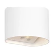 Aplica de perete de exterior cu senzor Trio GENIE metal, alb, 2W, 3000K, 300Lm, IP44 - R24161631