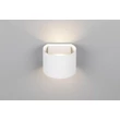 Aplica de perete de exterior cu senzor Trio GENIE metal, alb, 2W, 3000K, 300Lm, IP44 - R24161631