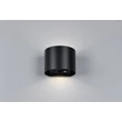 Aplica de perete de exterior cu senzor Trio GENIE metal, negru, 2W, 3000K, 300Lm, IP44 - R24161632