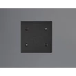 Aplica de perete de exterior cu senzor Trio GENIE metal, negru, 2W, 3000K, 300Lm, IP44 - R24161632
