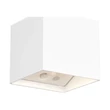 Aplica de perete de exterior cu senzor Trio GENIE metal, alb, 2W, 3000K, 300Lm, IP44 - R24169631