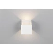 Aplica de perete de exterior cu senzor Trio GENIE metal, alb, 2W, 3000K, 300Lm, IP44 - R24169631