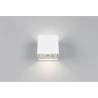 Aplica de perete de exterior cu senzor Trio GENIE metal, alb, 2W, 3000K, 300Lm, IP44 - R24169631