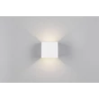 Aplica de perete de exterior cu senzor Trio GENIE metal, alb, 2W, 3000K, 300Lm, IP44 - R24169631