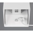 Aplica de perete de exterior cu senzor Trio GENIE metal, alb, 2W, 3000K, 300Lm, IP44 - R24169631