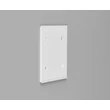 Aplica de perete de exterior cu senzor Trio GENIE metal, alb, 2W, 3000K, 300Lm, IP44 - R24169631