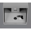 Aplica de perete de exterior cu senzor Trio GENIE metal, gri, 2W, 3000K, 300Lm, IP44 - R24169687