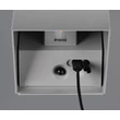 Aplica de perete de exterior cu senzor Trio GENIE metal, gri, 2W, 3000K, 300Lm, IP44 - R24169687