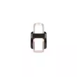 Aplica de perete exterioara Trio LIMEIRA plastic, negru, transparent, LED, 3000K, 7W, 760lm, IP44 - R24266232