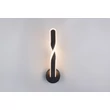 Aplica de perete Trio GINKO metal, negru, LED, 11W, 1150lm, 3000K - Trio-R25791732