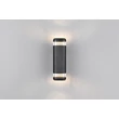 Aplica de perete exterior Trio BARCELOS metal, negru, GU10, IP44 - Trio-R26446232