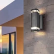 Aplica de perete exterior Trio BARCELOS metal, negru, GU10, IP44 - Trio-R26446232
