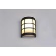 Aplica de perete exterior Trio SINTRA metal, sticla, negru, alb, E27, IP44 - Trio-R26456132