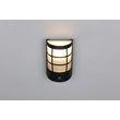 Aplica de perete exterior Trio SINTRA metal, sticla, negru, alb, E27, IP44 - Trio-R26459132