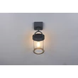 Aplica de perete exterior Trio ALMERIA metal, plastic, antracit, transparent. E27, IP44 - Trio-R26476142