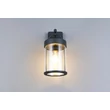 Aplica de perete exterior Trio ALMERIA metal, plastic, antracit, transparent. E27, IP44 - Trio-R26476142