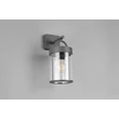 Aplica de perete exterior Trio ALMERIA metal, plastic, antracit, transparent. E27, IP44 - Trio-R26476142