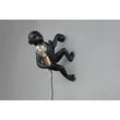 Aplica de perete Trio LOUY plastic, negru, E27 - R26541002