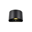 Aplica de perete exterioara cu senzor Trio TALENT metal, negru, LED, 3000K, 2x5W, 2x50lm, IP44 - R27769132