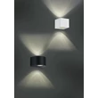 Aplica de perete exterioara Trio CORDOBA metal, alb, LED, 3000K, 2x2W, 400lm, IP44 - R28222631