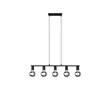 Pendul Trio VANNES metal, negru, E27 - R30185032