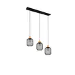 Pendul Trio CALIMERO metal, negru, E27 - R30563032