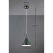 Pendul Trio ENZO metal, verde, E27 - R30781049