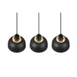 Pendul Trio PUNCH metal, auriu, negru, E27 - R30813032