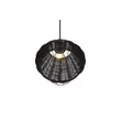 Pendul Trio BORKA metal, rattan, negru, E27 - R31261902