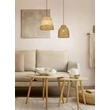 Pendul Trio JOELINE hartie, negru, maro, E27 - Trio-R31731926