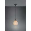 Pendul Trio AMELIE metal, bambus, negru, natural, E27 - Trio-R31941036