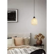 Pendul Trio AMELIE metal, bambus, negru, natural, E27 - Trio-R31941036