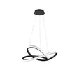 Pendul Trio COURSE metal, negru, LED, 4000K, 27.5W, 3150lm - R32051432