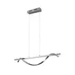 Pendul Trio ISABEL metal, crom, LED, 4000K, 26W, 3000lm - R32201106