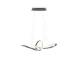 Pendul Trio SANSA metal, nichel, LED, 3000K, 28W, 3200lm - R32751107