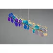 Pendul Trio PULSE metal, plastic, transparent, LED, 18W, 4000K, 2000Lm - R33681153