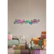 Pendul Trio PULSE metal, plastic, transparent, LED, 18W, 4000K, 2000Lm - R33681153
