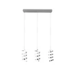 Pendul Trio LAOLA metal, crom, LED, 4000K, 24W, 3750lm - R34183106