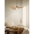 Pendul Trio LAURINE hartie, negru, maro, E27 - Trio-R36161026