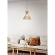Pendul Trio ROSALIE metal, hartie, negru, maro, E27 - Trio-R36191036