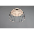 Pendul Trio SANDRIN metal, ratan, negru, natural, E27 - Trio-R36211032