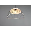 Pendul Trio SANDRIN metal, ratan, negru, natural, E27 - Trio-R36211032