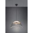 Pendul Trio SANDRIN metal, ratan, negru, natural, E27 - Trio-R36211032