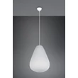 Pendul Trio JANINE metal, textil, alb, E27 - Trio-R36241001