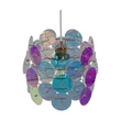Pendul Trio IRIDE metal, plastic, transparent, E27 - R36711053