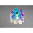 Pendul Trio IRIDE metal, plastic, transparent, E27 - R36711053