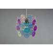 Pendul Trio IRIDE metal, plastic, transparent, E27 - R36711053